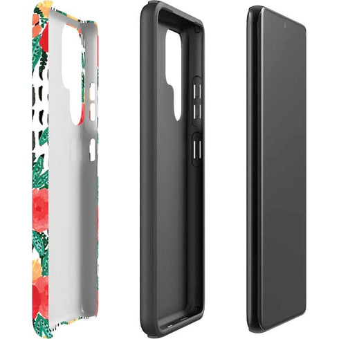 Bouffants and Broken Hearts Bouquets Print 3 Galaxy S22 Ultra Pro Case