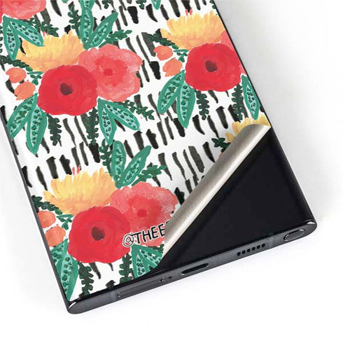 Bouffants and Broken Hearts Bouquets Print 3 Galaxy S22 Ultra Skin