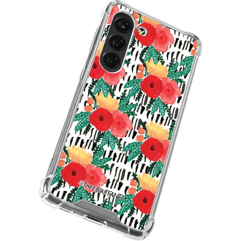 Bouffants and Broken Hearts Bouquets Print 3 Galaxy S23 Clear Case