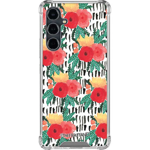 Bouffants and Broken Hearts Bouquets Print 3 Galaxy S23 FE Clear Case