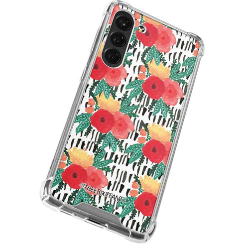 Bouffants and Broken Hearts Bouquets Print 3 Galaxy S23 Plus Clear Case