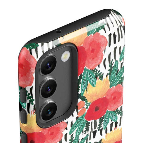 Bouffants and Broken Hearts Bouquets Print 3 Galaxy S23 Plus Pro Case