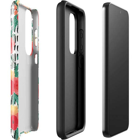 Bouffants and Broken Hearts Bouquets Print 3 Galaxy S23 Plus Pro Case