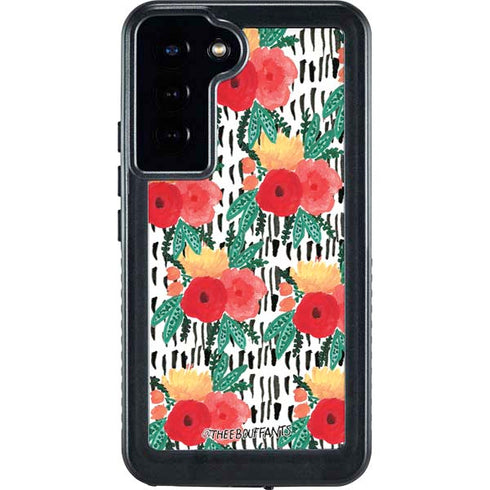 Bouffants and Broken Hearts Bouquets Print 3 Galaxy S23 Plus Waterproof Case