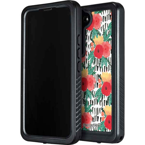 Bouffants and Broken Hearts Bouquets Print 3 Galaxy S23 Waterproof Case