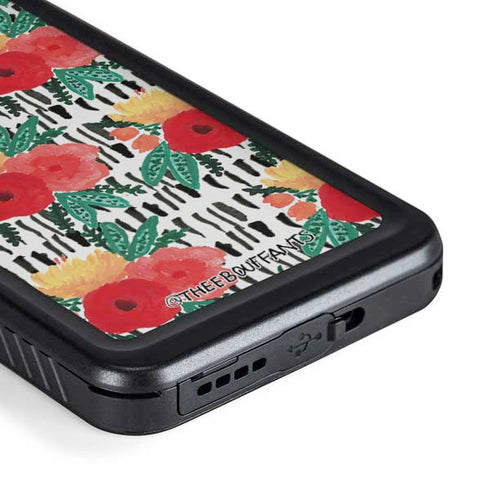 Bouffants and Broken Hearts Bouquets Print 3 Galaxy S23 Waterproof Case