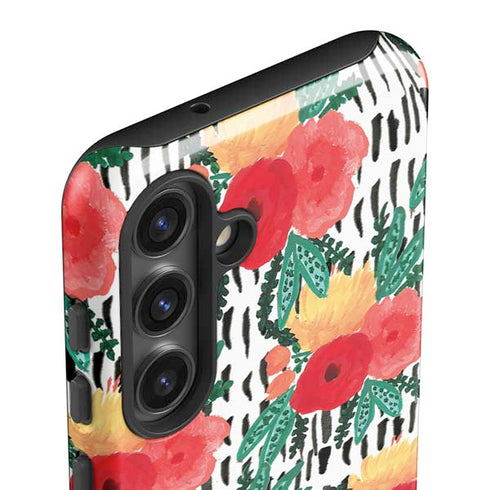 Bouffants and Broken Hearts Bouquets Print 3 Galaxy S24 Impact Case