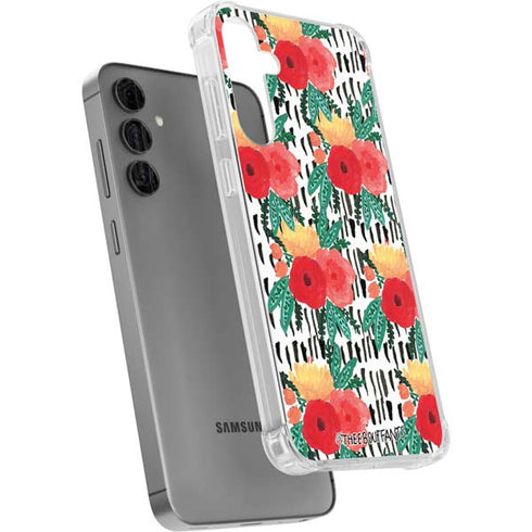 Bouffants and Broken Hearts Bouquets Print 3 Galaxy S24 Plus Clear Case
