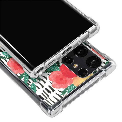 Bouffants and Broken Hearts Bouquets Print 3 Galaxy S24 Ultra Clear Case
