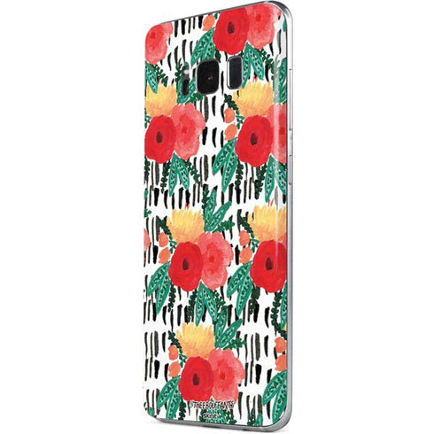 Bouffants and Broken Hearts Bouquets Print 3 Galaxy S8 Plus Skin