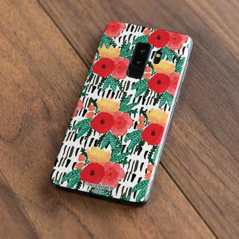Bouffants and Broken Hearts Bouquets Print 3 Galaxy S9 Plus Skin