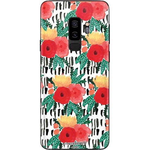 Bouffants and Broken Hearts Bouquets Print 3 Galaxy S9 Plus Skin
