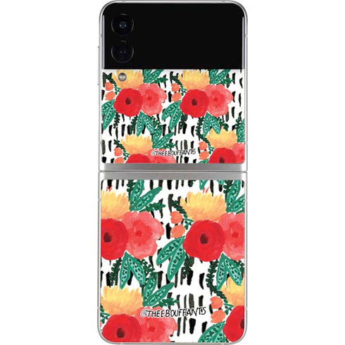 Bouffants and Broken Hearts Bouquets Print 3 Galaxy Z Flip3 5G Skin