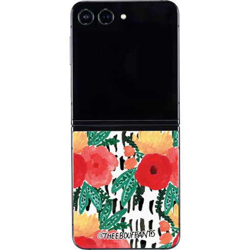 Bouffants and Broken Hearts Bouquets Print 3 Galaxy Z Flip5 5G Skin