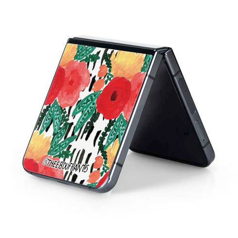 Bouffants and Broken Hearts Bouquets Print 3 Galaxy Z Flip5 5G Skin