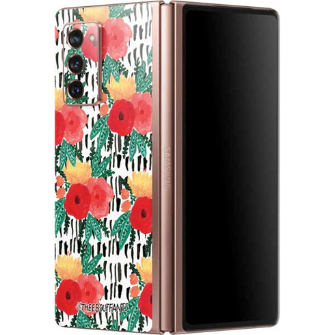 Bouffants and Broken Hearts Bouquets Print 3 Galaxy Z Fold2 5G Skin