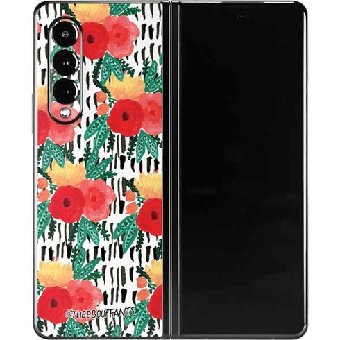 Bouffants and Broken Hearts Bouquets Print 3 Galaxy Z Fold3 5G Skin
