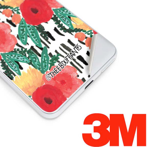 Bouffants and Broken Hearts Bouquets Print 3 Google Pixel 3 Skin