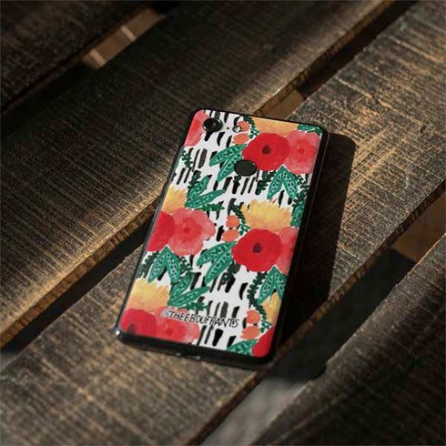 Bouffants and Broken Hearts Bouquets Print 3 Google Pixel 3 Skin