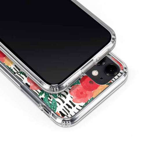 Bouffants and Broken Hearts Bouquets Print 3 iPhone 11 Clear Case