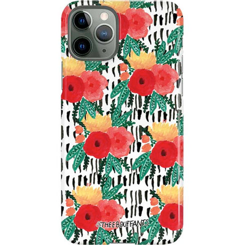 Bouffants and Broken Hearts Bouquets Print 3 iPhone 11 Pro Lite Case