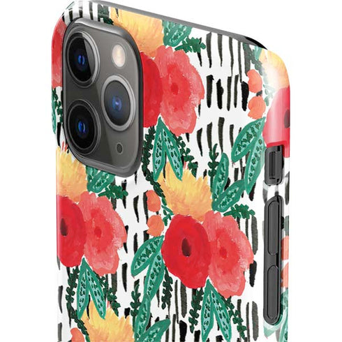 Bouffants and Broken Hearts Bouquets Print 3 iPhone 11 Pro Lite Case
