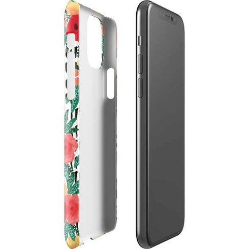 Bouffants and Broken Hearts Bouquets Print 3 iPhone 11 Pro Lite Case