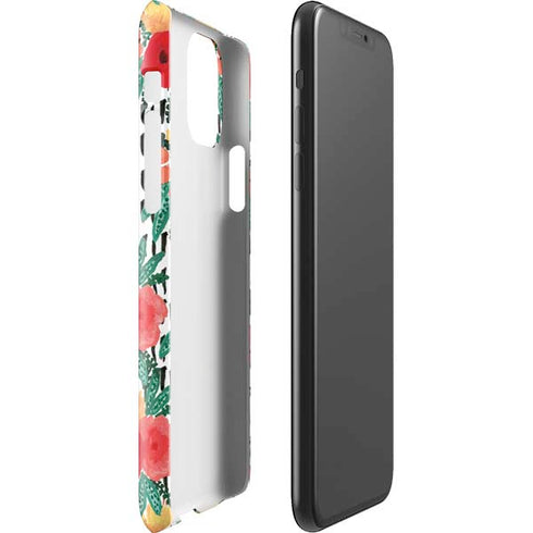 Bouffants and Broken Hearts Bouquets Print 3 iPhone 11 Pro Max Lite Case