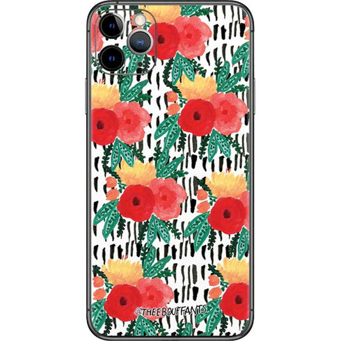 Bouffants and Broken Hearts Bouquets Print 3 iPhone 11 Pro Max Skin
