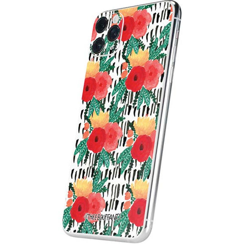 Bouffants and Broken Hearts Bouquets Print 3 iPhone 11 Pro Max Skin