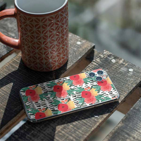 Bouffants and Broken Hearts Bouquets Print 3 iPhone 11 Pro Max Skin