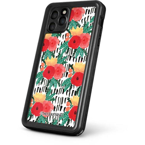 Bouffants and Broken Hearts Bouquets Print 3 iPhone 11 Pro Max Waterproof Case