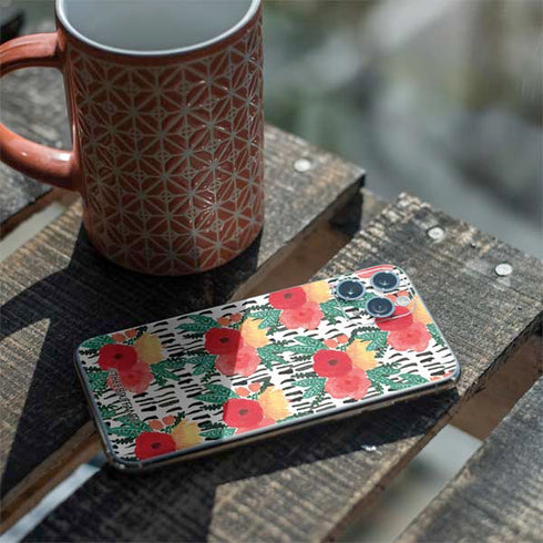 Bouffants and Broken Hearts Bouquets Print 3 iPhone 11 Pro Skin