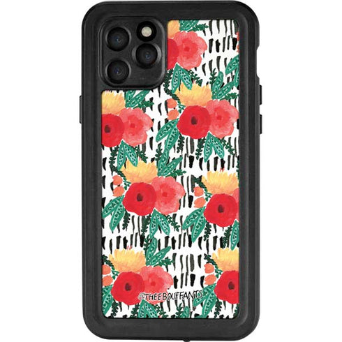 Bouffants and Broken Hearts Bouquets Print 3 iPhone 11 Pro Waterproof Case