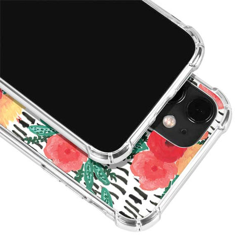 Bouffants and Broken Hearts Bouquets Print 3 iPhone 12 Clear Case