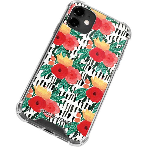 Bouffants and Broken Hearts Bouquets Print 3 iPhone 12 Clear Case