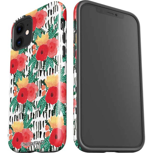 Bouffants and Broken Hearts Bouquets Print 3 iPhone 12 Impact Case