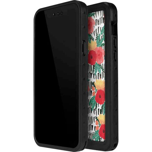 Bouffants and Broken Hearts Bouquets Print 3 iPhone 12 Mini Waterproof Case