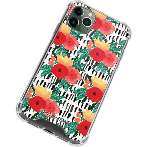 Bouffants and Broken Hearts Bouquets Print 3 iPhone 12 Pro Clear Case
