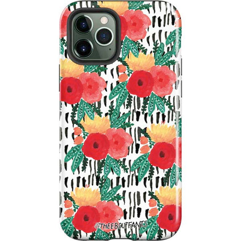 Bouffants and Broken Hearts Bouquets Print 3 iPhone 12 Pro Impact Case