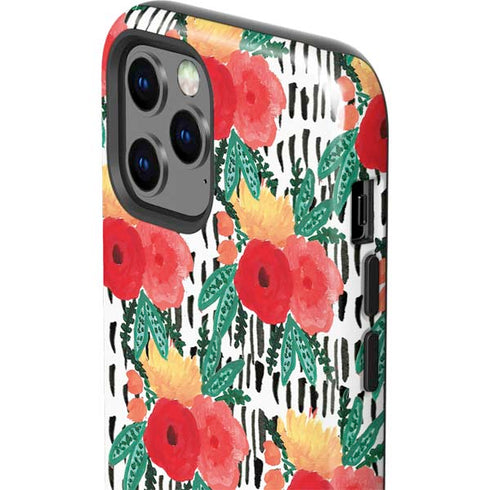 Bouffants and Broken Hearts Bouquets Print 3 iPhone 12 Pro Impact Case
