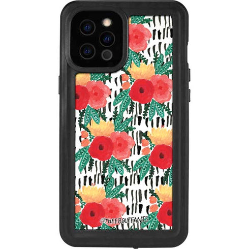 Bouffants and Broken Hearts Bouquets Print 3 iPhone 12 Pro Max Waterproof Case