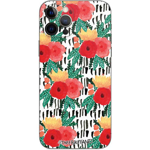 Bouffants and Broken Hearts Bouquets Print 3 iPhone 12 Pro Skin
