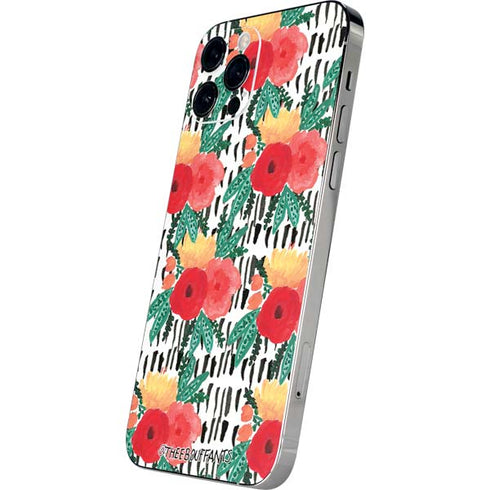 Bouffants and Broken Hearts Bouquets Print 3 iPhone 12 Pro Skin