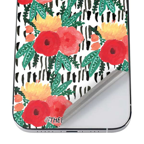 Bouffants and Broken Hearts Bouquets Print 3 iPhone 12 Pro Skin