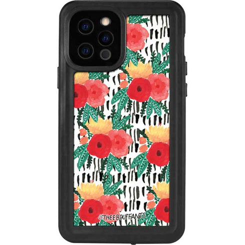 Bouffants and Broken Hearts Bouquets Print 3 iPhone 12 Pro Waterproof Case