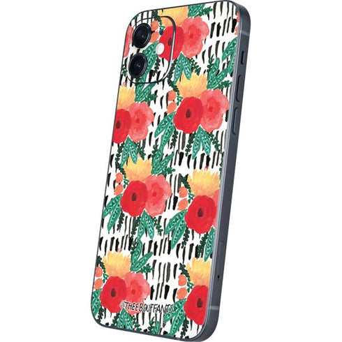 Bouffants and Broken Hearts Bouquets Print 3 iPhone 12 Skin