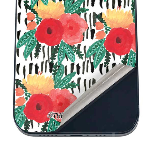 Bouffants and Broken Hearts Bouquets Print 3 iPhone 12 Skin