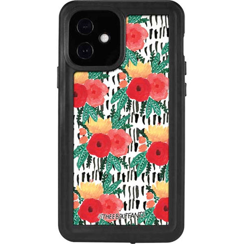 Bouffants and Broken Hearts Bouquets Print 3 iPhone 12 Waterproof Case