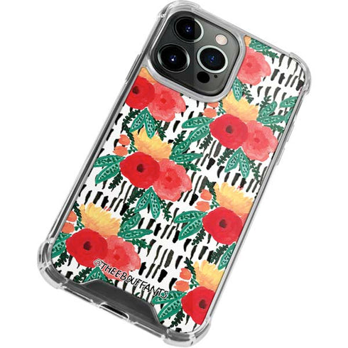Bouffants and Broken Hearts Bouquets Print 3 iPhone 13 Pro Clear Case